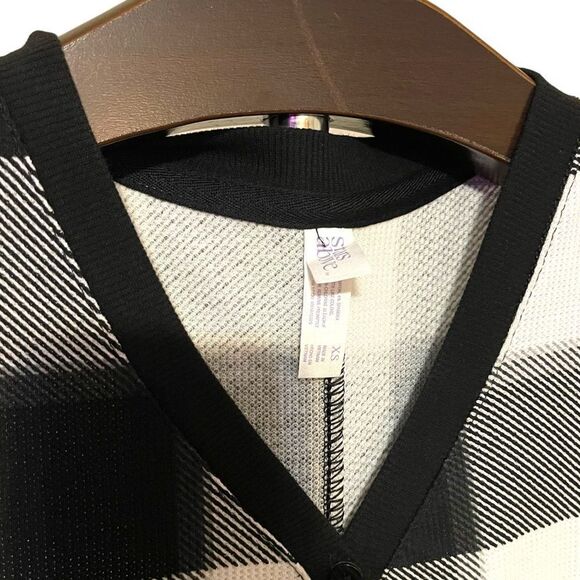 STARS ABOVE Women’s Thermal One Piece Pajamas in Black and Cream Size XS NEW - Picture 13 of 15